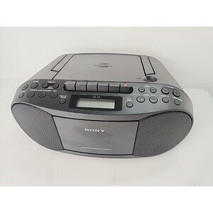 SONY CFD-S70 Stereo CD Player Cassette Recorder AM/FM Radio Boombox Tested Works